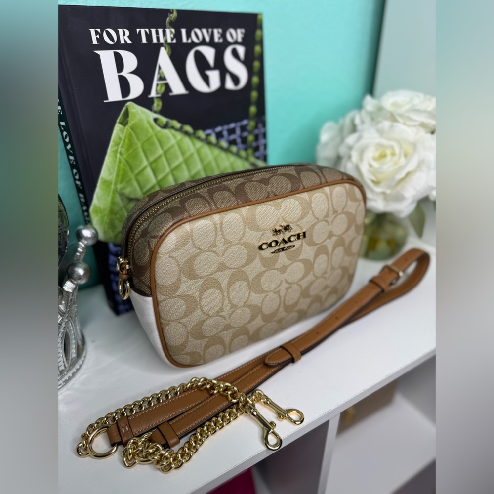Coach Jamie Camera bag Block Signature Canvas CA172